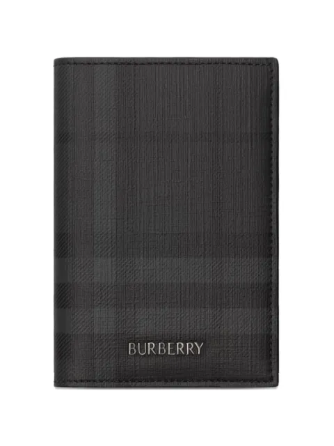 Burberry City Check passport holder
