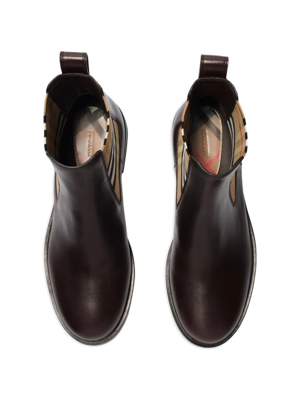 Burberry Pembroke leren laarzen Bruin