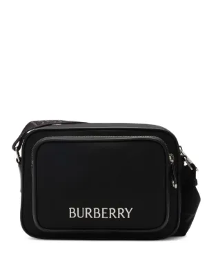 Burberry チェックトリム ショルダーバッグ | ブラック | FARFETCH JP