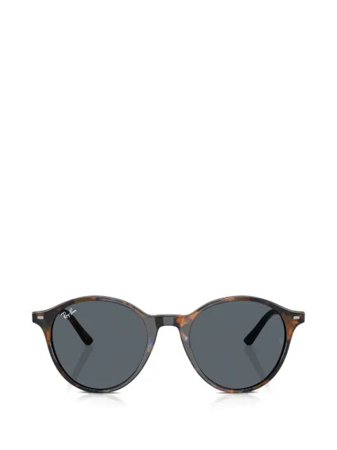 Ray-Ban tortoiseshell-effect round-frame sunglasses