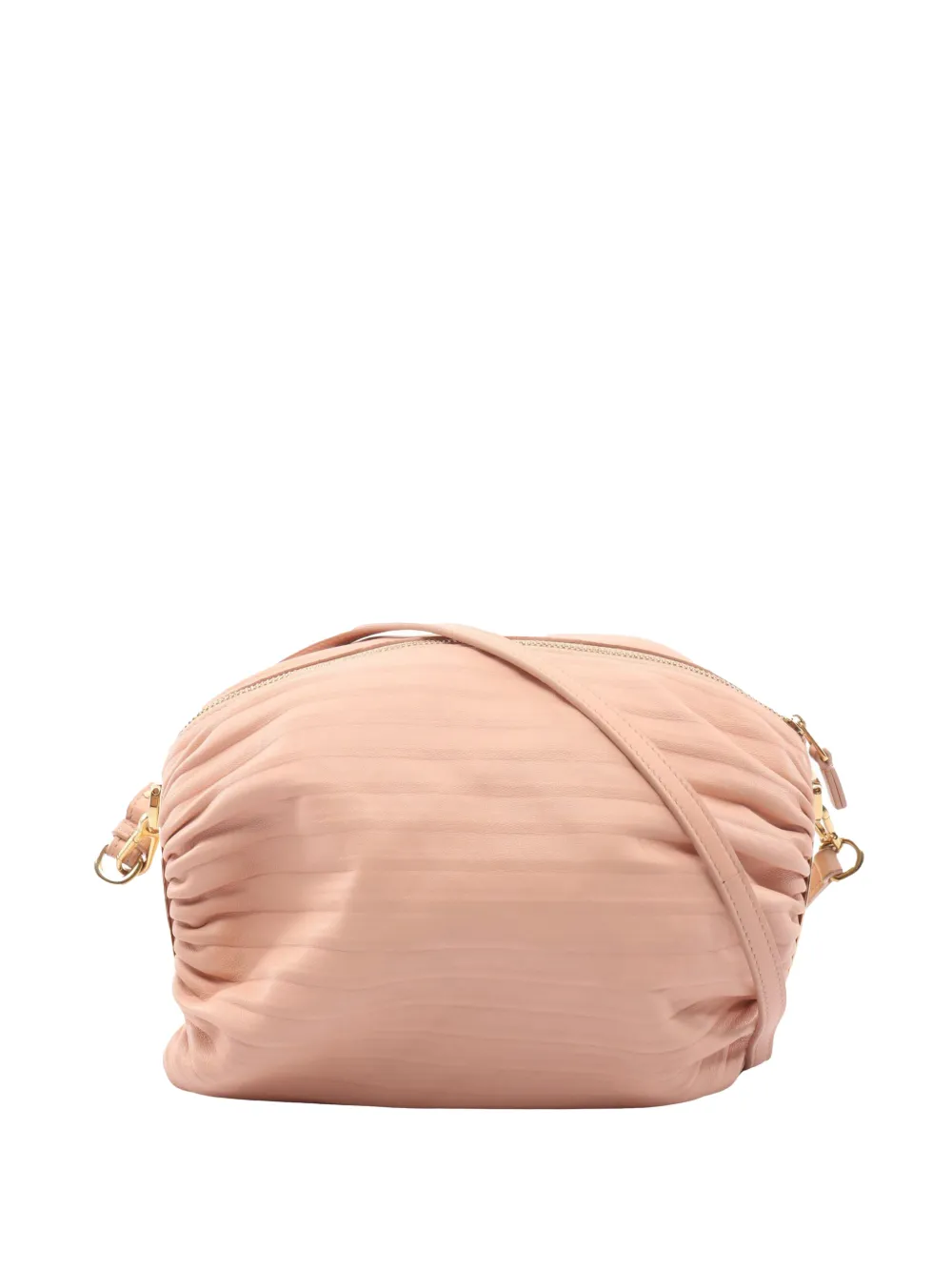 Loewe Pre-Owned 2012-2026 Pleated Nappa Bracelet Pouch handbag - Rosa