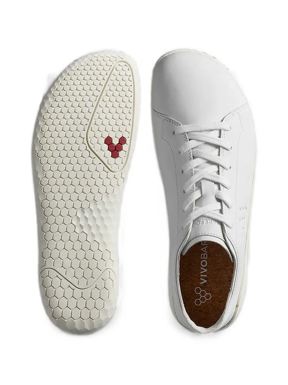 Vivobarefoot logo-debossed sneakers Wit