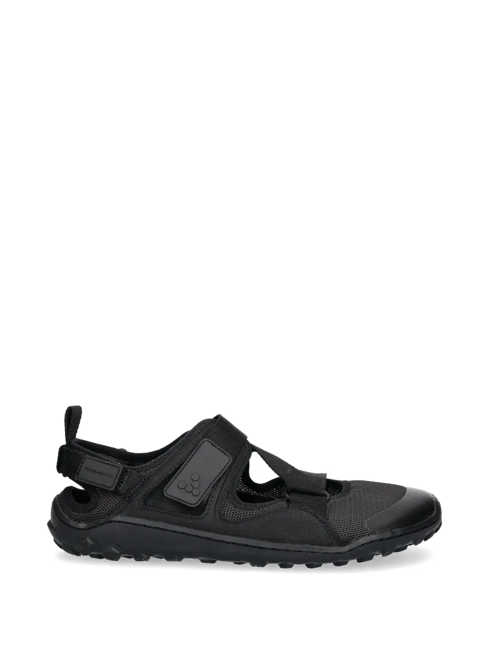 Vivobarefoot touch-strap mesh sandals - Nero