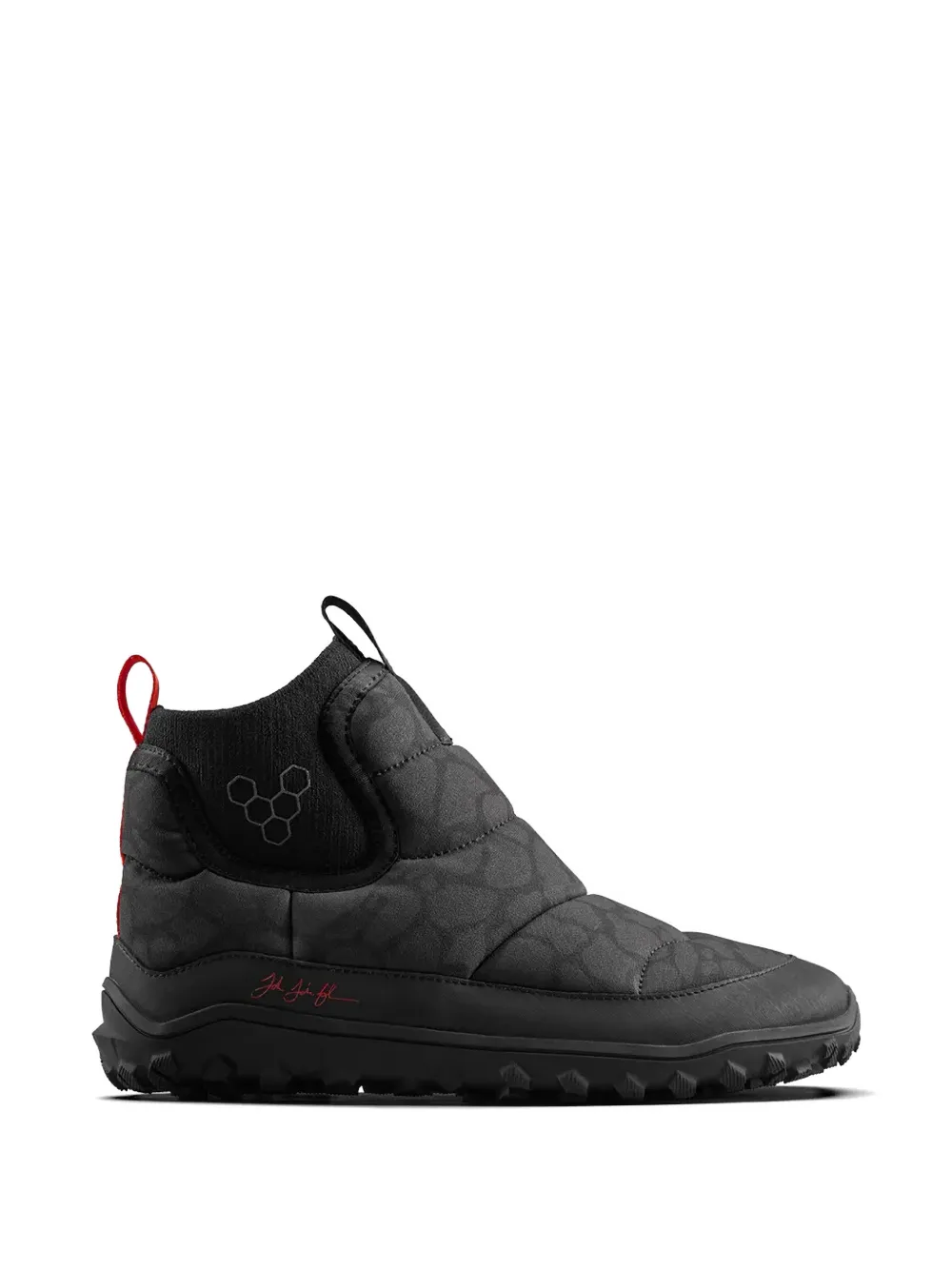 Vivobarefoot Explorer Mid gewatteerde slip-on laarzen Zwart