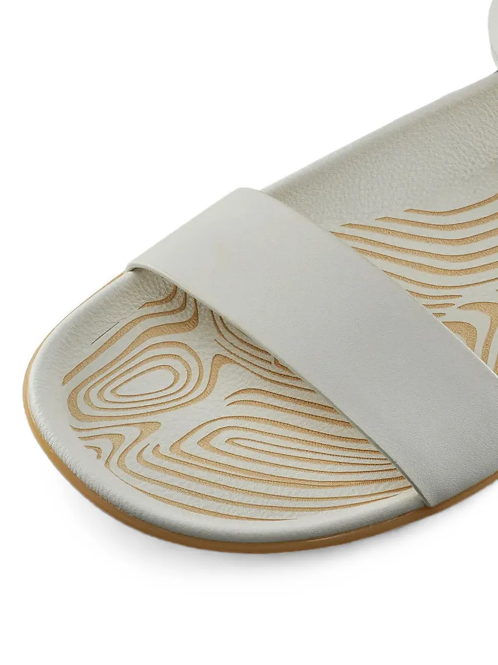 Vivobarefoot touch-strap leather sandals Grijs