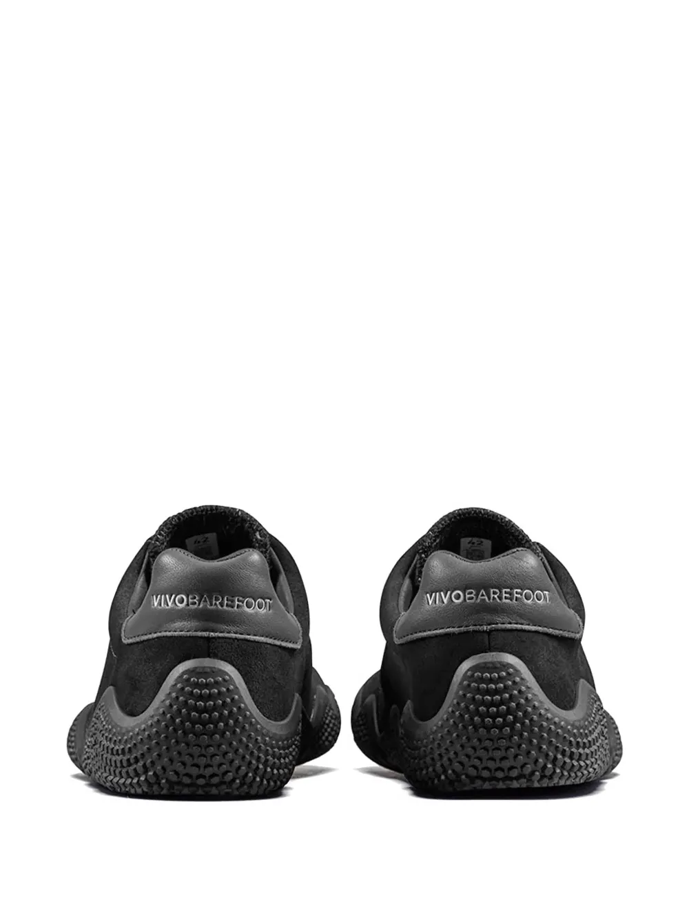 Vivobarefoot Motus Studio suede lace-up sneakers Zwart