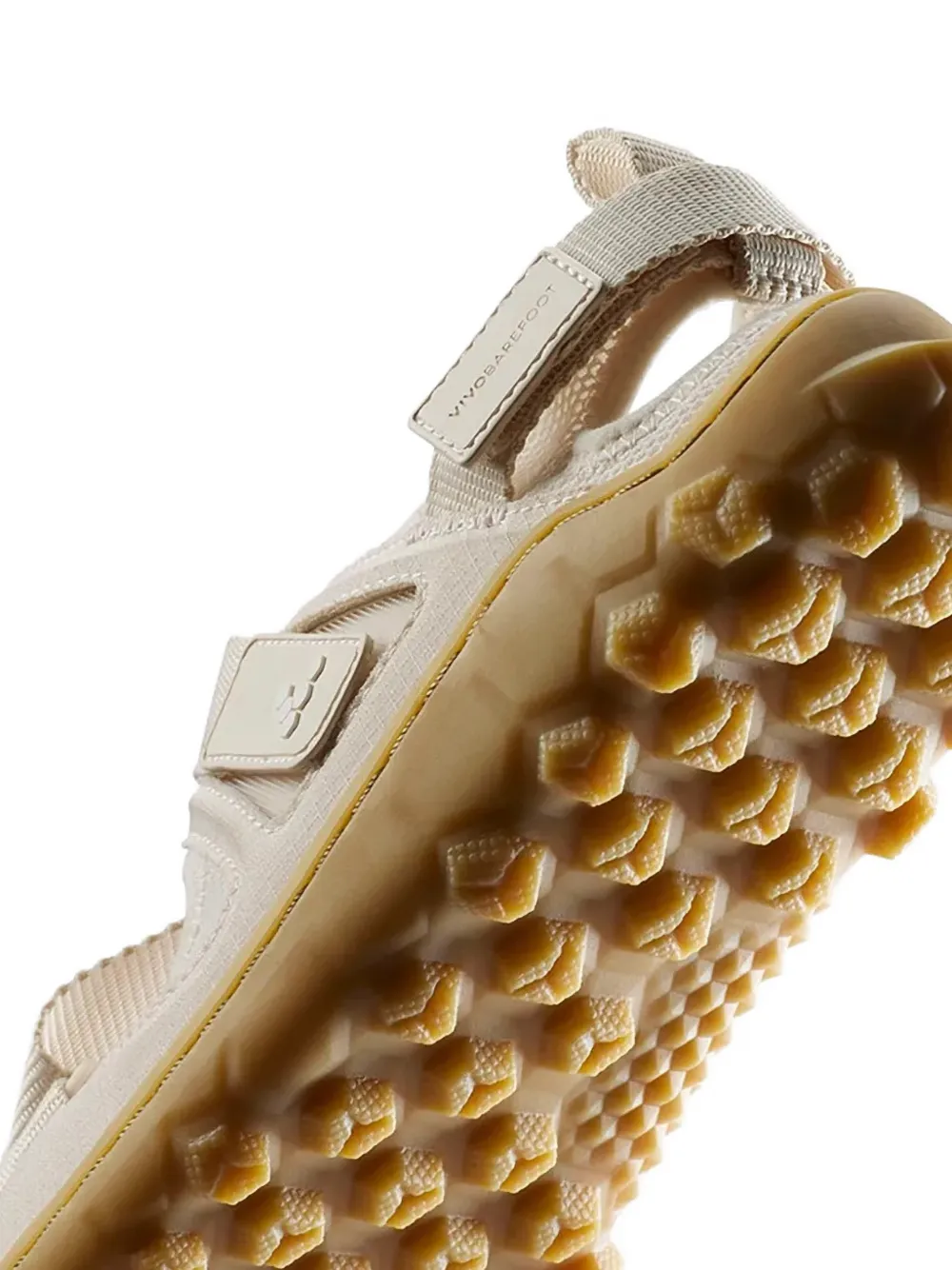 Vivobarefoot Tracker sandalen met klittenband en mesh Wit