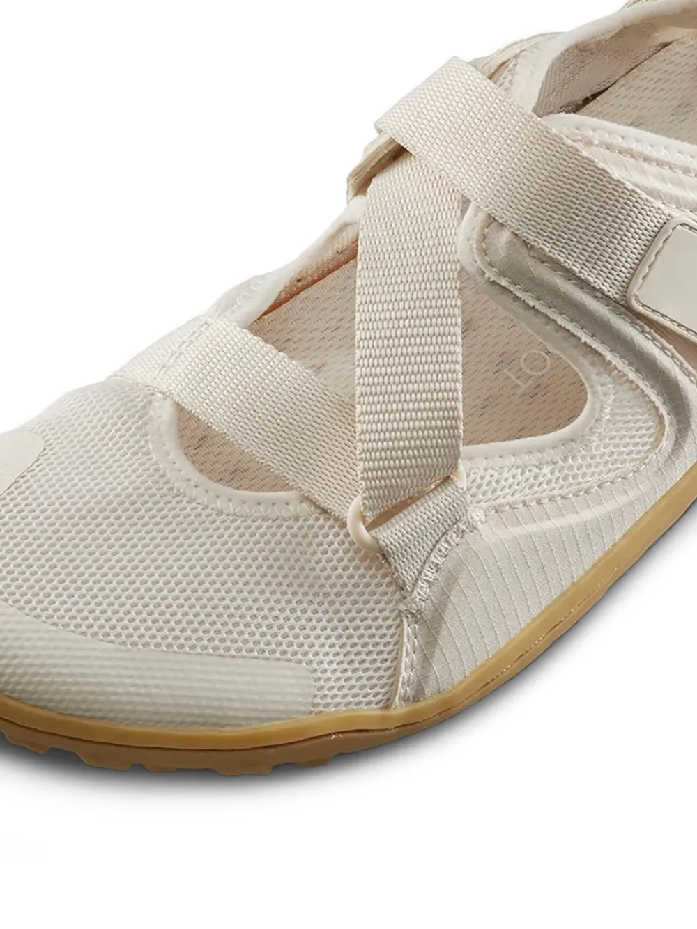 Vivobarefoot Tracker sandalen met klittenband en mesh Wit