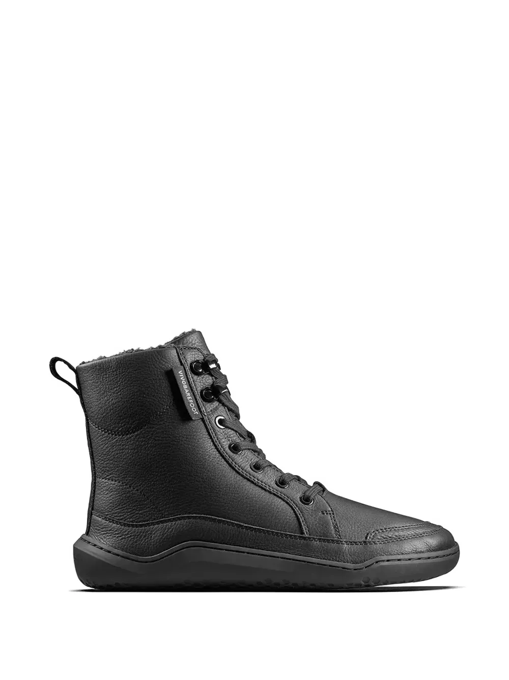 Vivobarefoot Gobi grained-leather boots - Nero