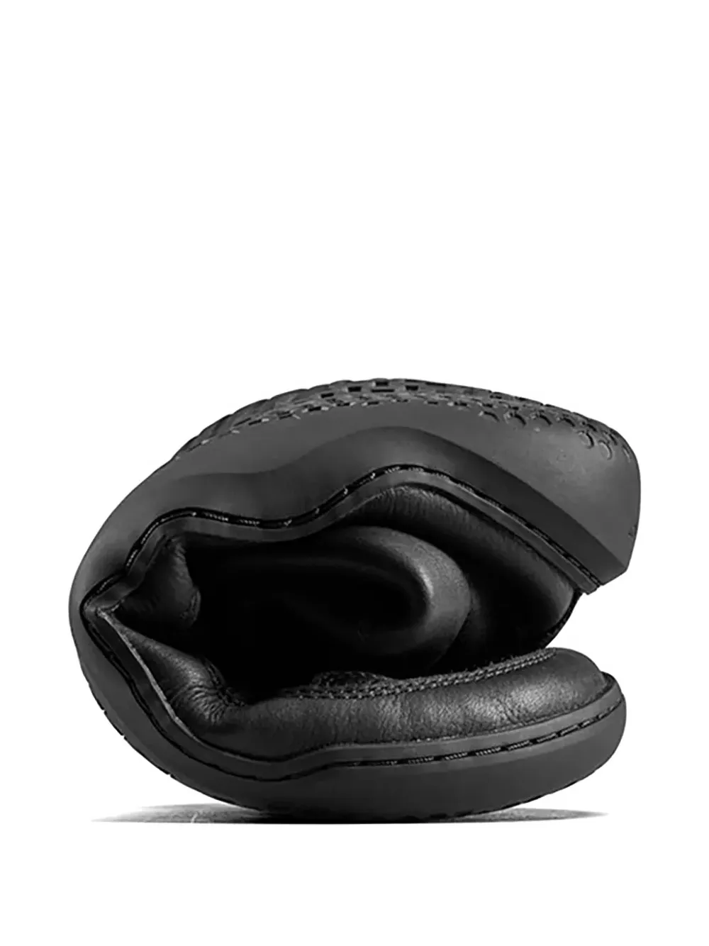Vivobarefoot Gobi laarzen van bewerkt leer Zwart