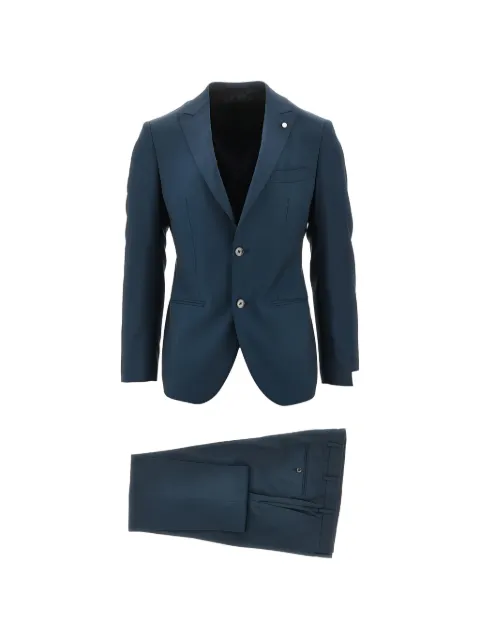 Luigi Bianchi single-breasted wool suit