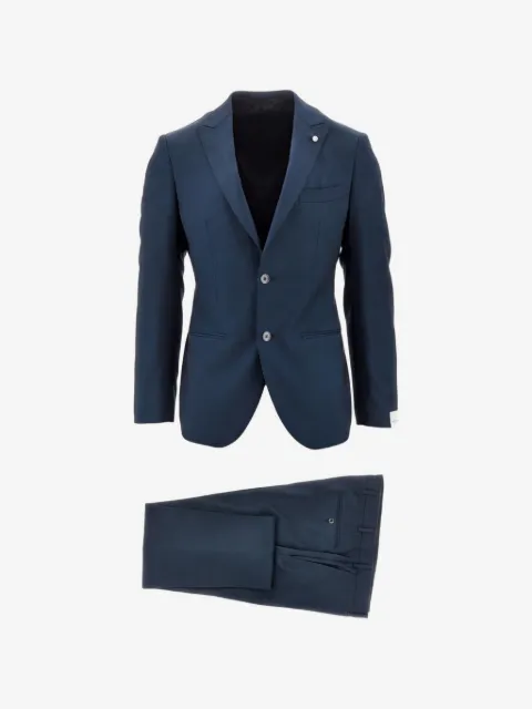 Luigi Bianchi single-breasted wool suit