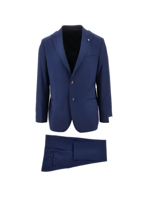 Luigi Bianchi single-breasted wool suit