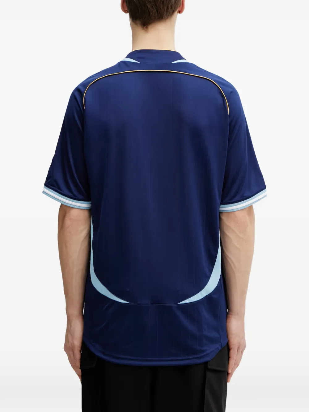 adidas Argentina Away 2006 T-shirt met geborduurd logo Blauw