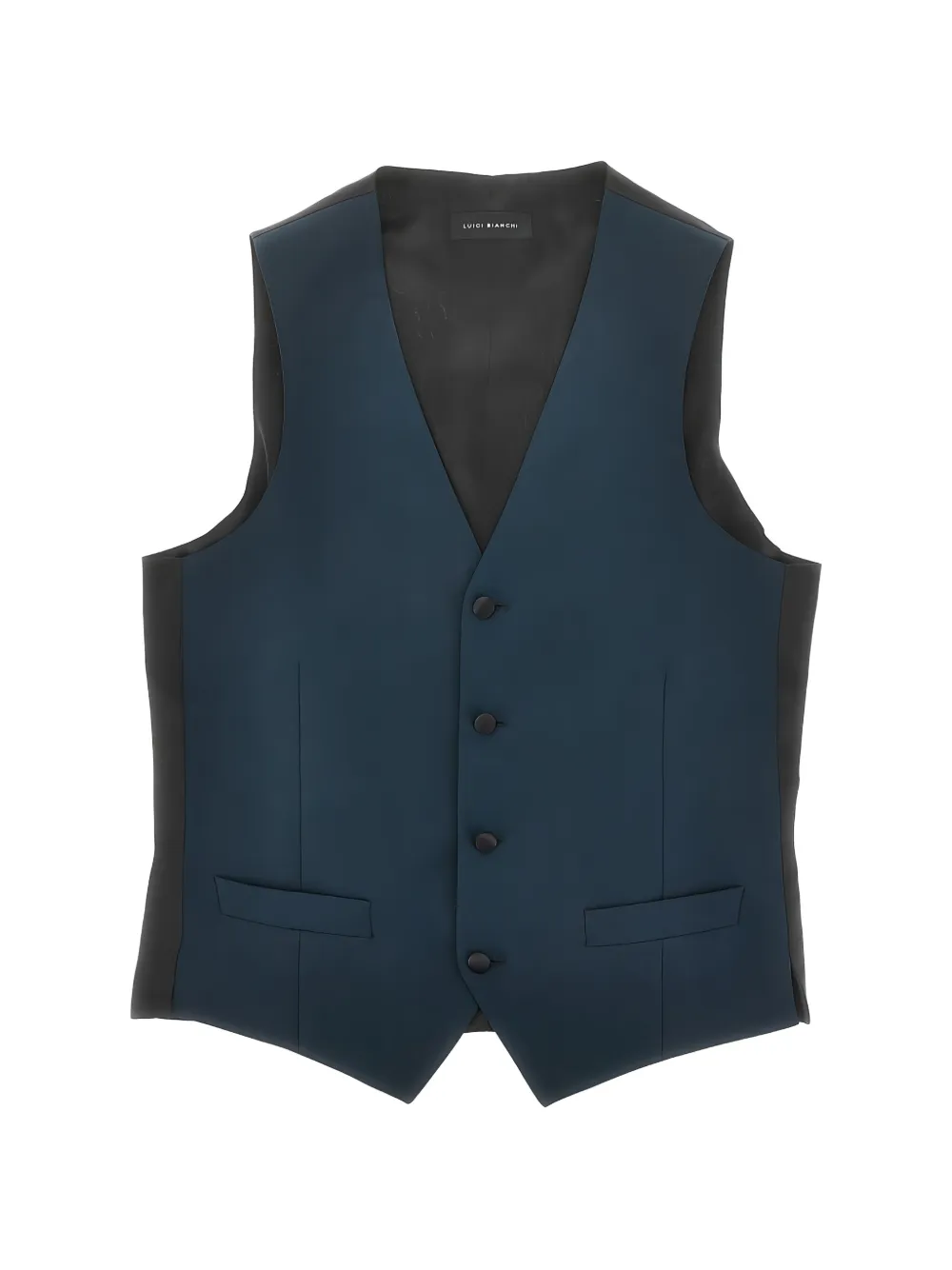 Luigi Bianchi single-breasted waistcoat - Blue