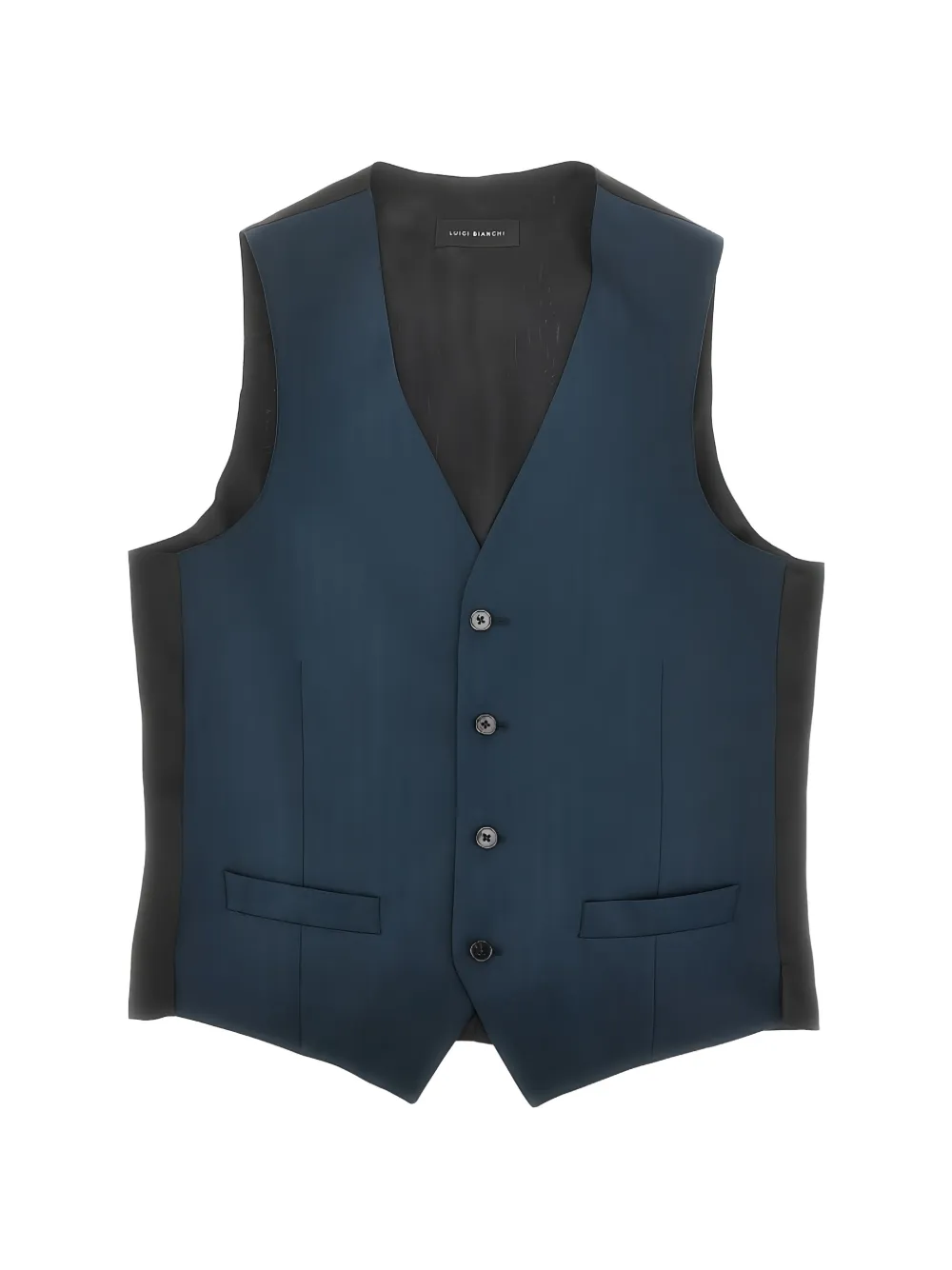 Luigi Bianchi single-breasted waistcoat - Blue