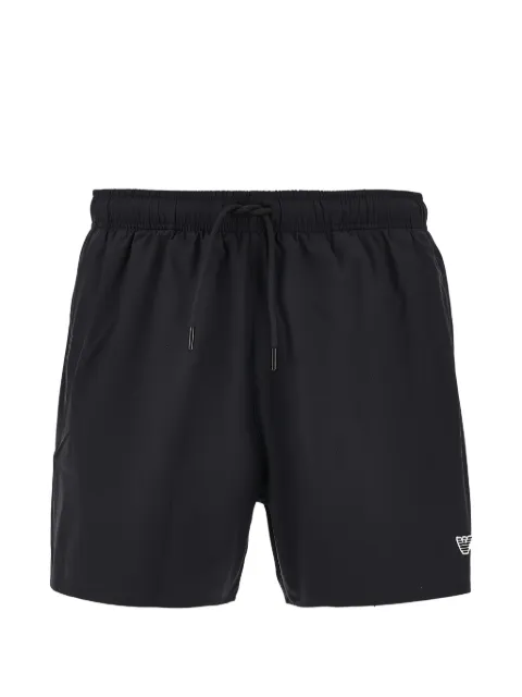 Emporio Armani logo-print drawstring swim shorts