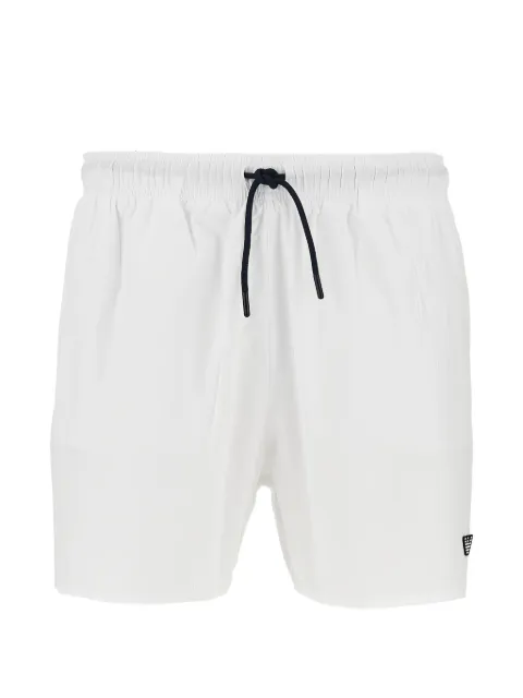 Emporio Armani logo-patch drawstring swim shorts