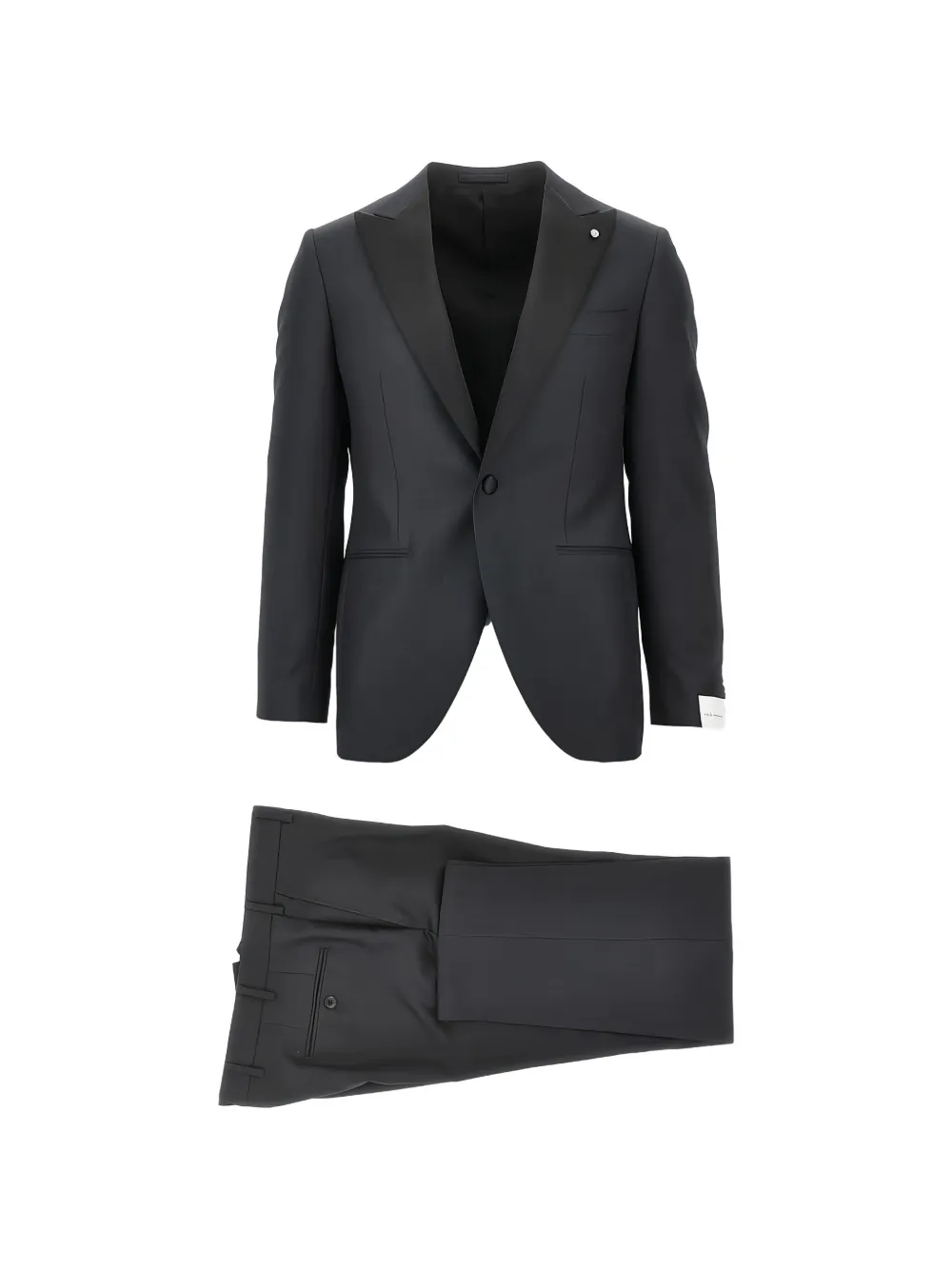 Luigi Bianchi peak-lapel single-breasted suit - Grigio