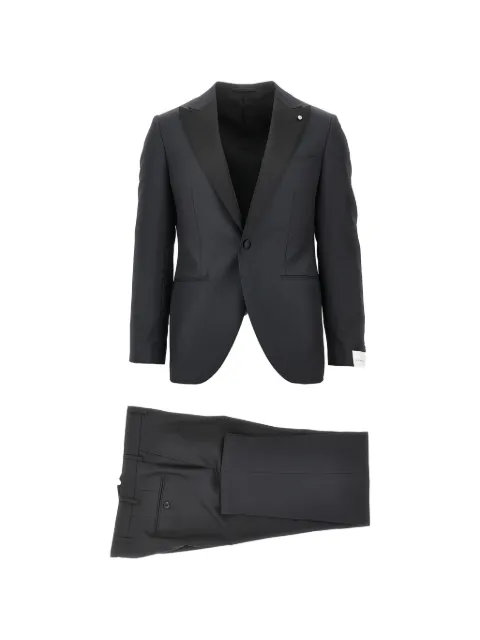 Luigi Bianchi peak-lapel single-breasted suit