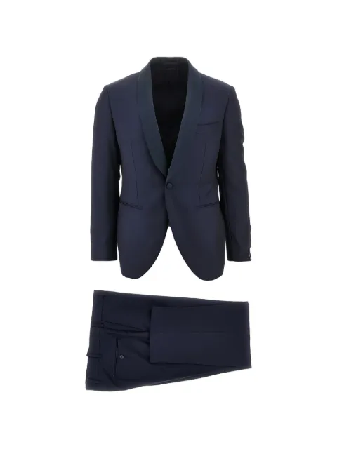 Luigi Bianchi shawl-lapel single-breasted wool suit