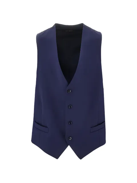 Luigi Bianchi single-breasted wool waistcoat