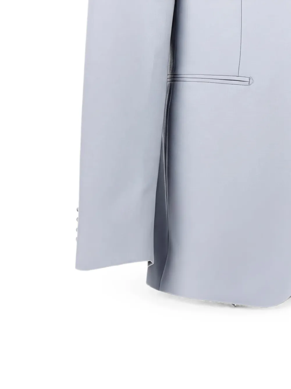 Tagliatore Wollen pak met enkele rij knopen en sjaalrevers Blauw