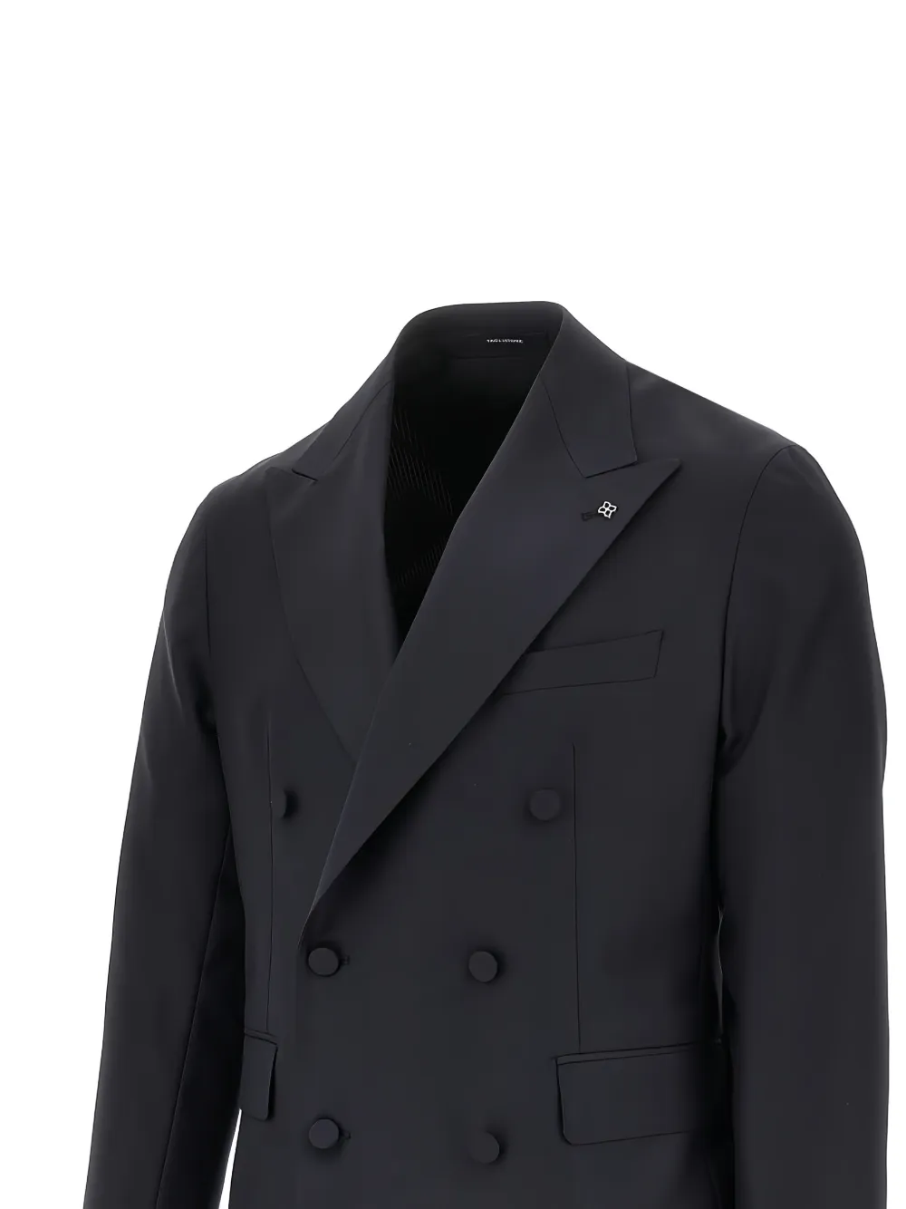 Tagliatore Super 110's wollen pak met dubbele rij knopen Blauw