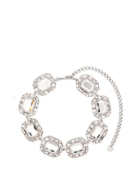 Self-Portrait crystal-embellished necklace