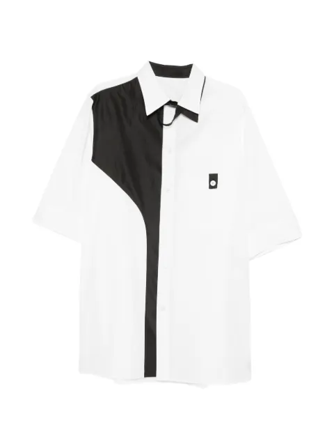 Yohji Yamamoto colour-block short-sleeve shirt