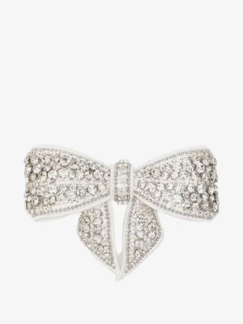 Self-Portrait crystal-embellished hair clip