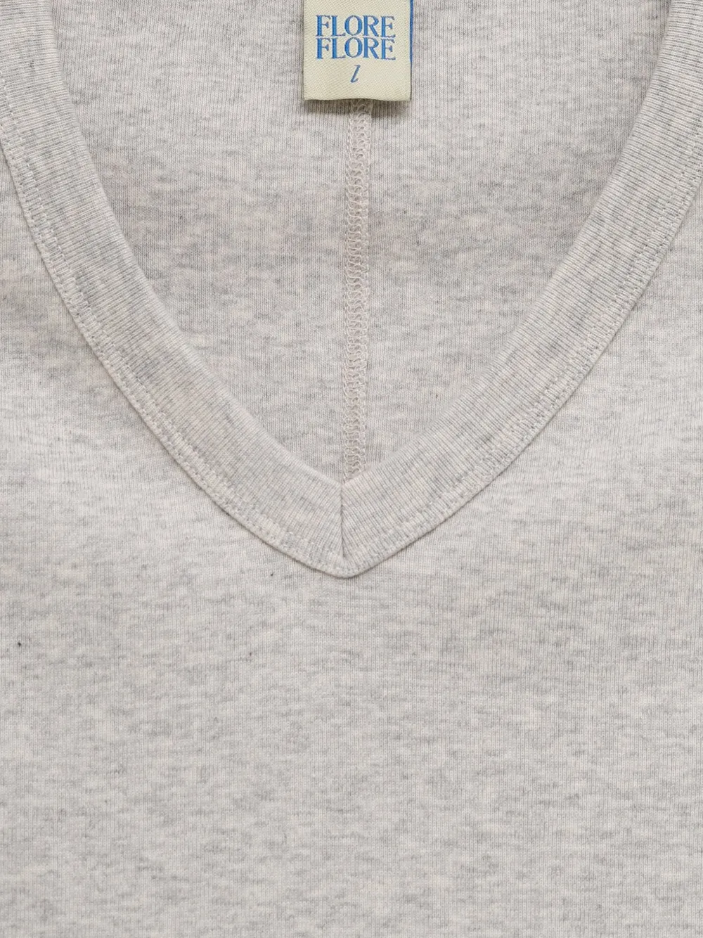 FLORE Jill tanktop met V-hals Grijs