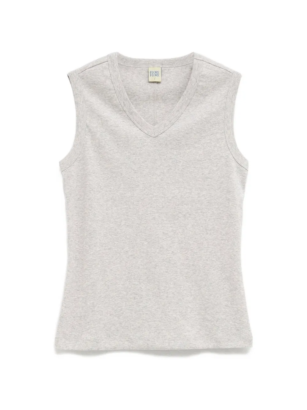 FLORE FLORE Canotta Jill con scollo a V - Grigio