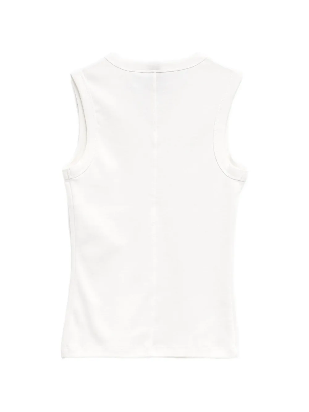 FLORE Jill tanktop met V-hals Wit