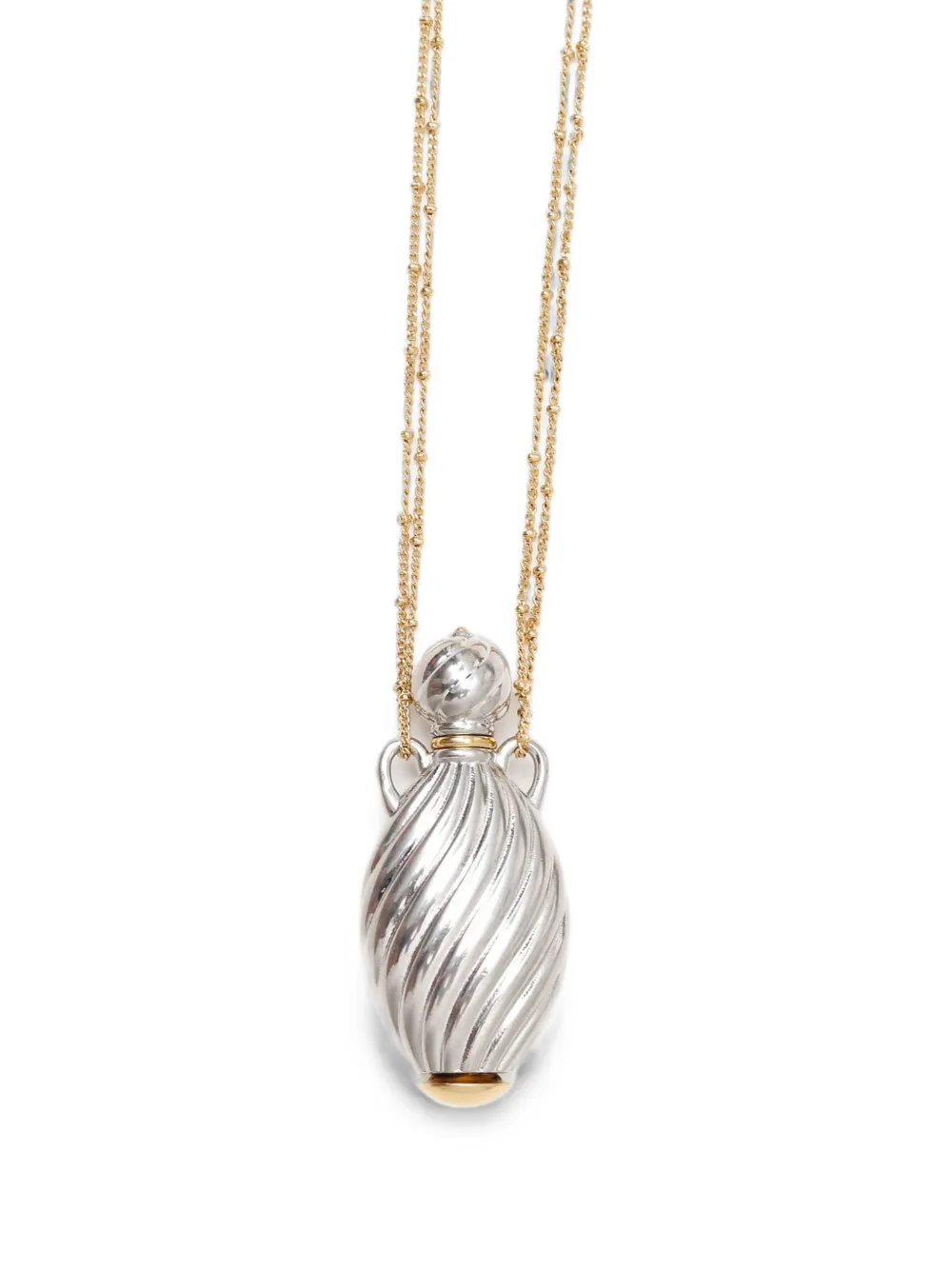 Chloé fluted amphora-pendant necklace - Gold