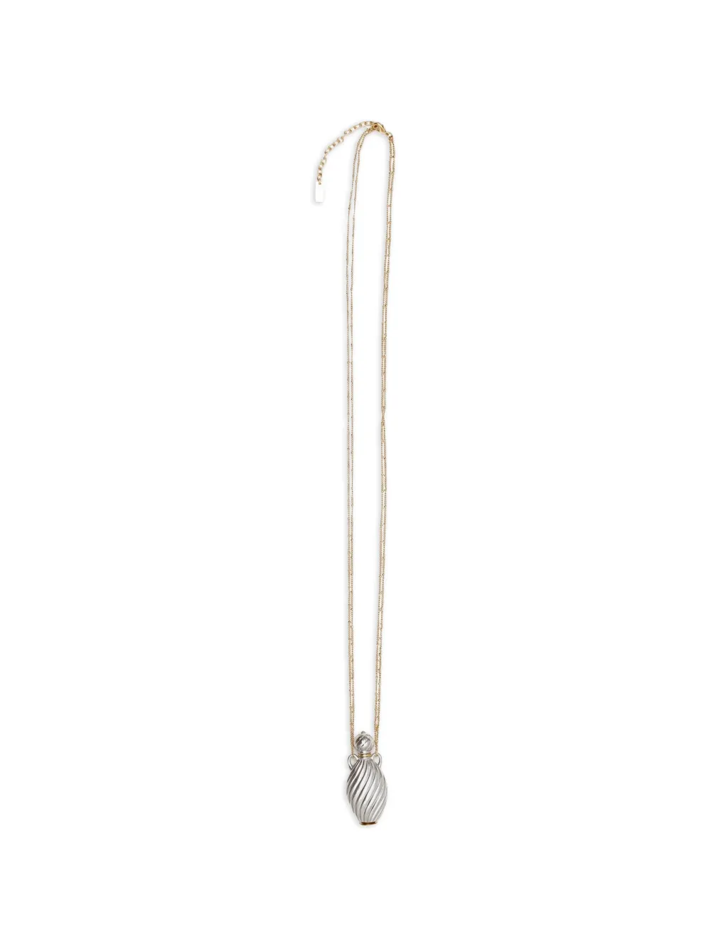 Chloé fluted amphora-pendant necklace - Oro