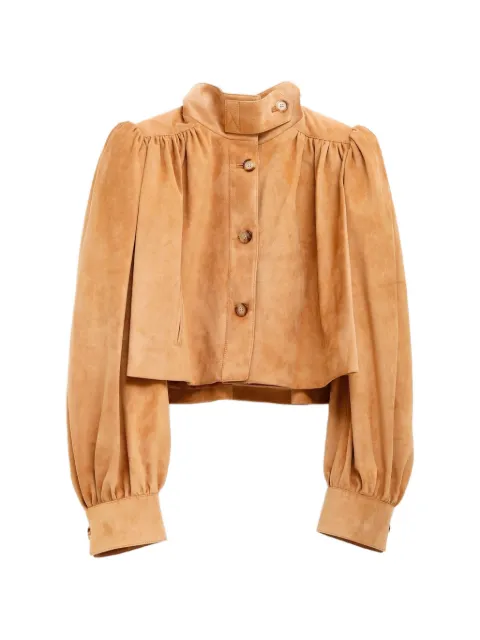 Chloé gathered puff-sleeve jacket