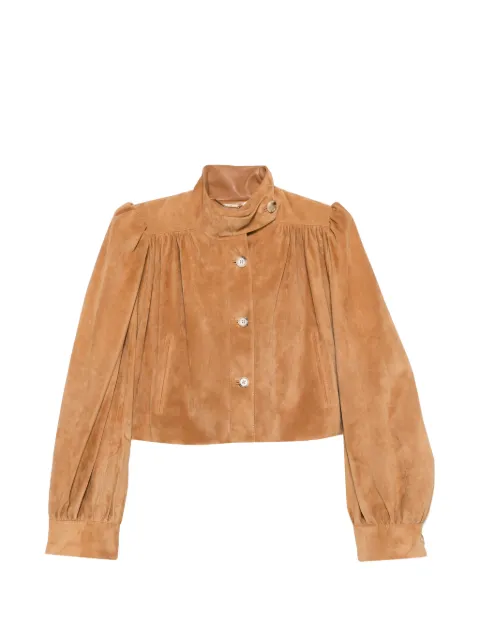 Chloé gathered puff-sleeve jacket