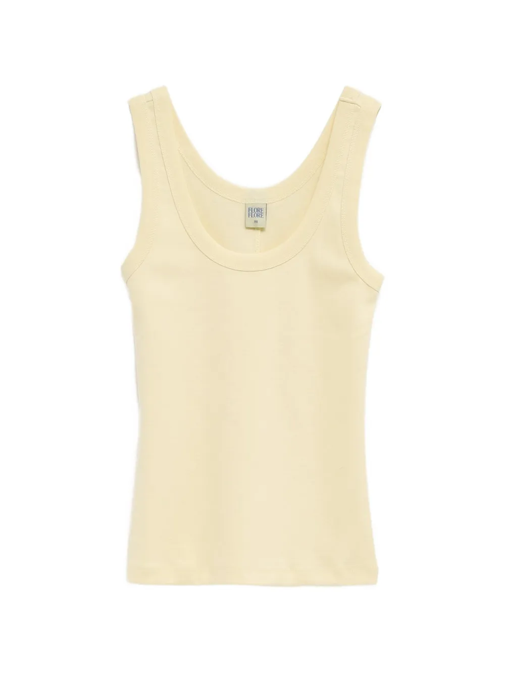 FLORE FLORE Canotta Hillie con scollo ampio - Giallo