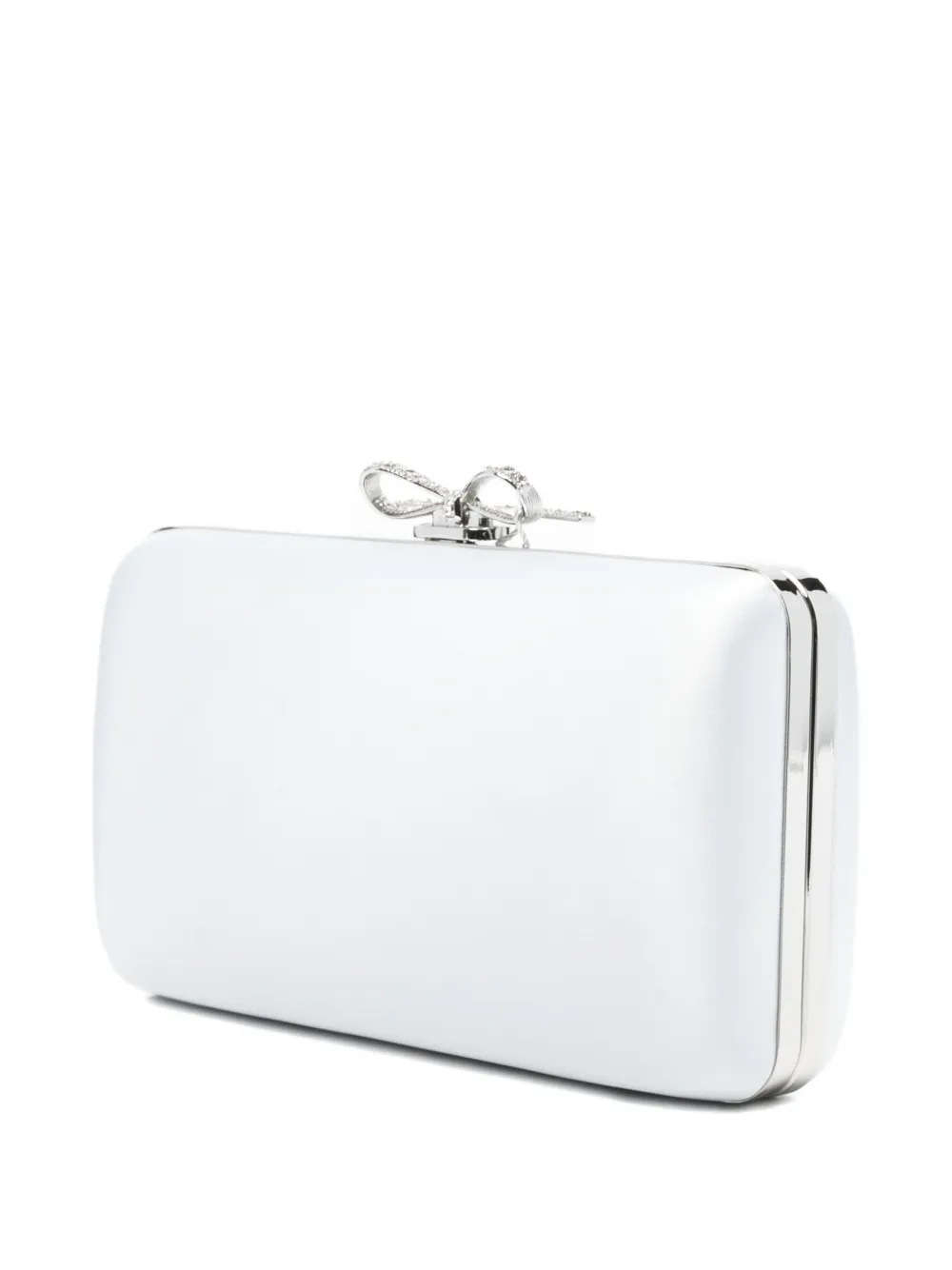 Self-Portrait Satijnen clutch Blauw