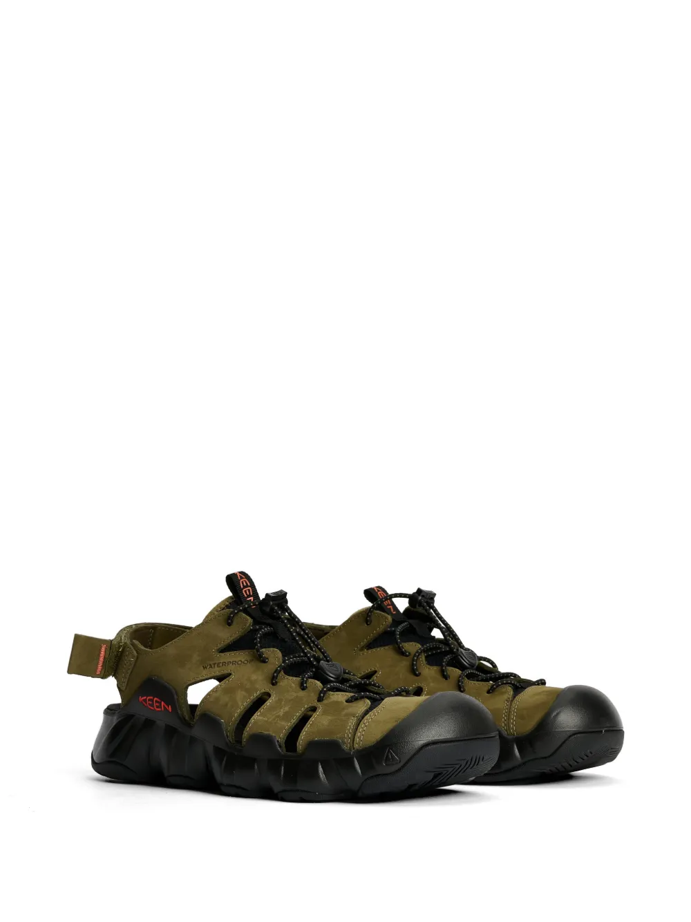 KEEN FOOTWEAR Hyperport Fisherman leather sandals Groen