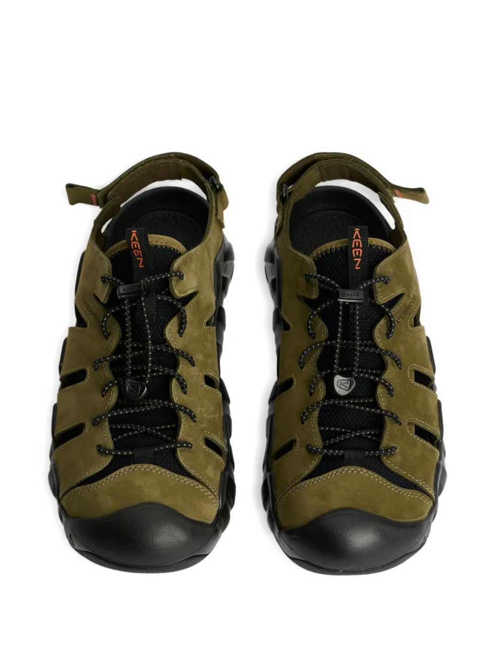 KEEN FOOTWEAR Hyperport Fisherman leather sandals Groen