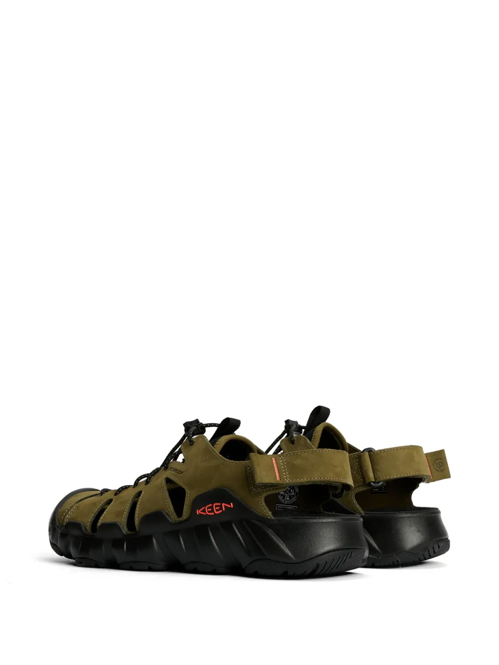 KEEN FOOTWEAR Hyperport Fisherman leather sandals Groen