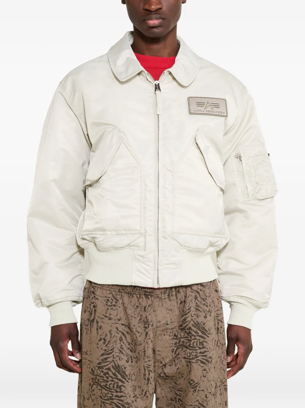 Alpha Industries CWU-45 Heritage bomber jacket - Bianco