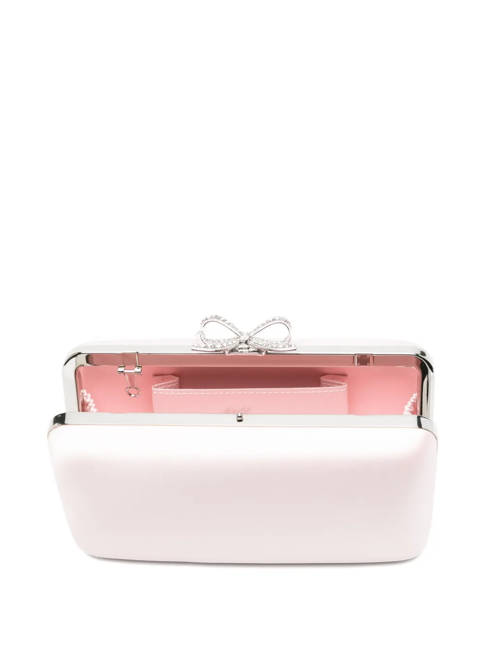 Self-Portrait Satijnen clutch Roze