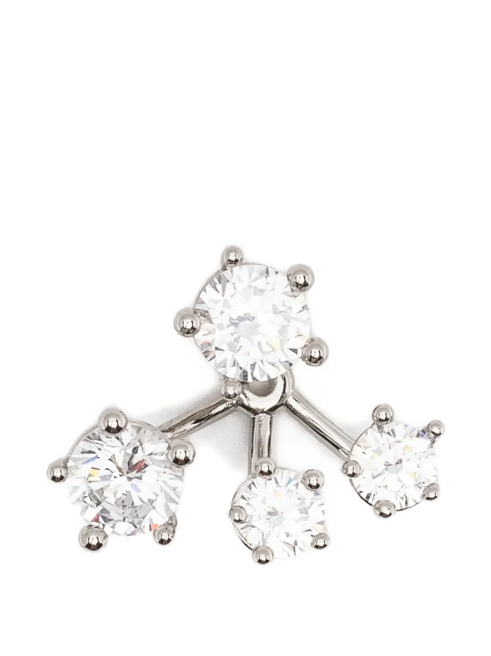 Panconesi crystal-embellished earrings - Argento