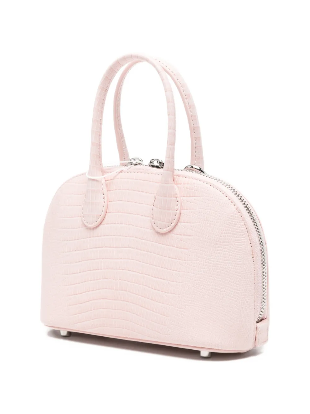 Self-Portrait Embossed Leather Pink Mini Bag, view 3