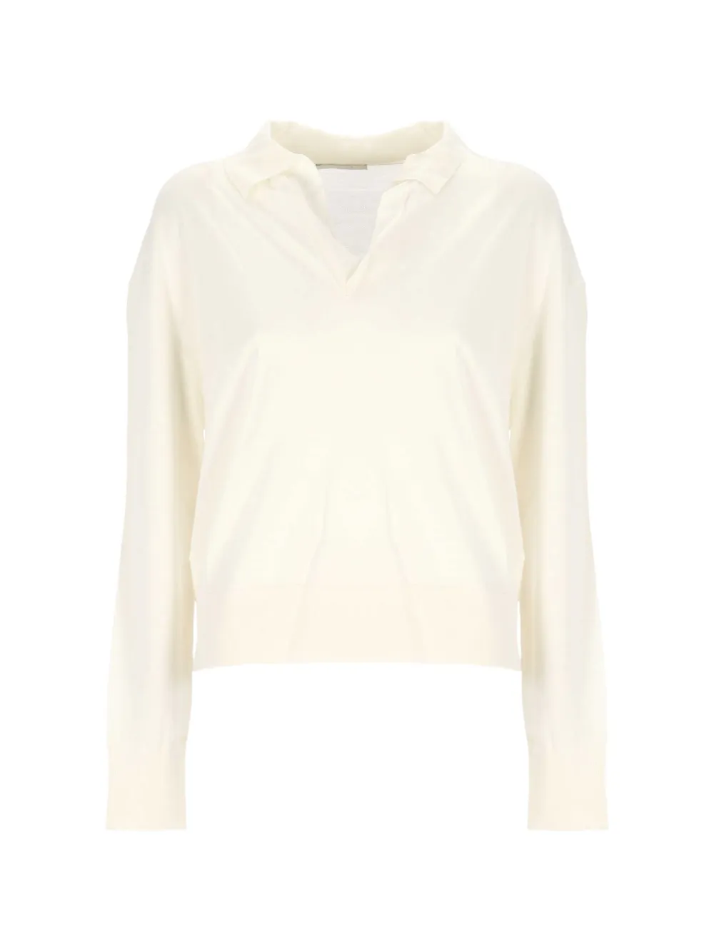 Oliver Lattughi Polo-collar T-shirt In Neutral