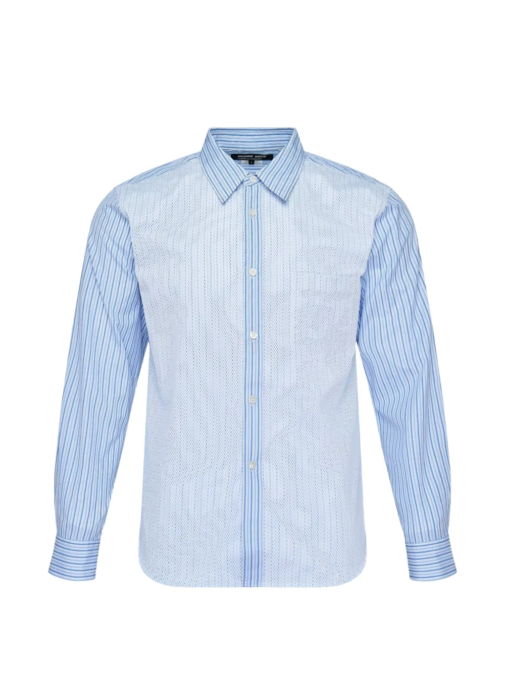 Comme des Garçons Homme Deux stripe-pattern shirt - Blu