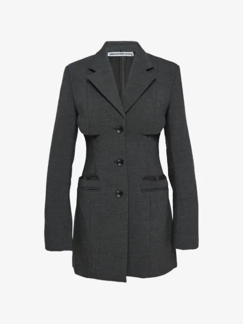 Alexander Wang blazer con botones y aberturas